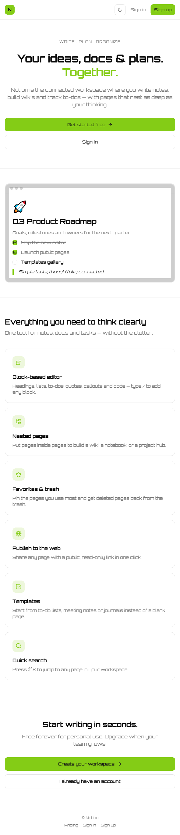 Notion preview